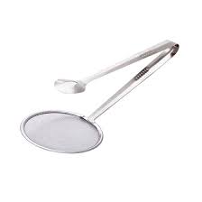 Check spelling or type a new query. Shop 2 In 1 Kitchen Stainless Steel Colander Spoon With Clip Oil Filter Grid Scoop Fryer Tongs Frying Mesh Colander Kitchen Tools Acces Online From Best Kitchen Utensils On Jd Com Global Site Joybuy Com