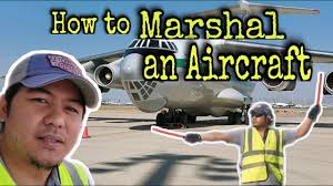 Remember if you can not see the pilot he can not see you! How To Marshall An Aircraft Airport Rampman Youtube