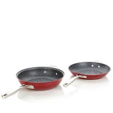 Curtis Stone Durapan Nonstick 2 Piece Interlocking Fry Pans 8139447 Hsn Curtis Stone Curtis Stone Recipes Induction Cookware