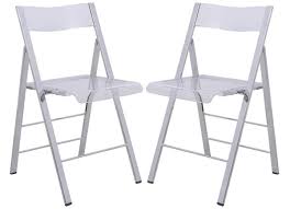 2 Leisuremod Menno Clear Acrylic Folding Chairs In 2020 Folding Chair Chair Chair Set