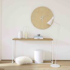 Horloge En Bois D 80 Cm Norway Table Console Blanche Console Blanc Console Salon