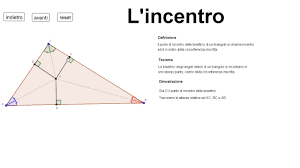 La mediana è il segmento che unisce un vertice con il punto medio del lato opposto. L Incentro Youtube