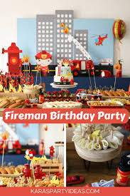 The chocolate factory themed decor and props. Kara S Party Ideas Fireman Birthday Party Kara S Party Ideas