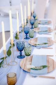 Sheer Wedding Inspiration By Jaqui Franco Two Cherries Events Blue Table Settings Wedding Table Decorations Blue Table Decorations