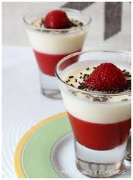 Pannacotta De Mascarpone Y Azahar Con Coulis De Fresas Recipe Food Panna Cotta Recipe Food And Drink