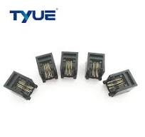RJ45 PCB Connector 53 Series Black PBT 53A64