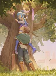 Aqua & Kazuma (Bartolomeobari) [KonoSuba] : rrule34
