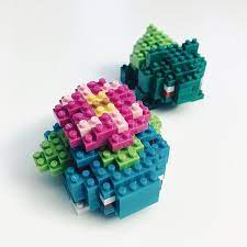 花 花 花 nanoblock pokemon 妙蛙種子 妙蛙花 instagram posts rubiks cube cube