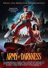 Evil Dead 3 Army Of Darkness 1992 Brrip 720p Dual Audio In Hindi English In 2020 Movie Posters Vintage Horror Movie Posters Movie Posters