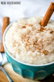 Add 4 cups milk for uncooked rice, 3 cups milk for cooked rice. Rice Pudding Real Housemoms