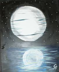 Break out your top hats and monocles; Winter Solstice Art By Yvonne Sewell Paintings Prints Astronomy Space Moon Artpal