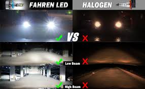 Color temperature is a bulb color rating that is measured on the kelvin scale (k). Amazon Com Fahren H11 H9 H8 Led Headlight Bulbs 60w 10000 Lumens Super Bright Led Headlights Conversion Kit 6500k Cool White Ip68 Waterproof Pack Of 2 Automotive