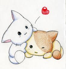 Kawaii Kittens 3 By Melifalco On Deviantart Sevimli Karalamalar Cizilecek Seyler Ve Yavru Kediler