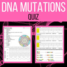 Genomes, chromosomes, and dna web quest. Dna Mutations Quiz With Answer Key Pdf Laney Lee