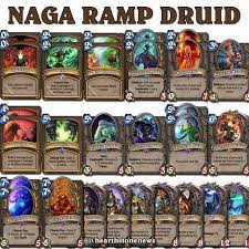 hearthstone naga ramp druid s21 druid blizzard warcraft hearthstone