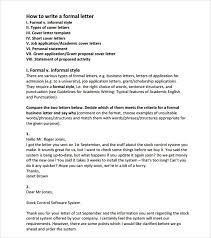 With the advent of email, it is becoming less and less common to write in english, there are a number of conventions that should be used when writing a formal or business letter. Free 7 Sample Official Letter Formats In Pdf Ms Word