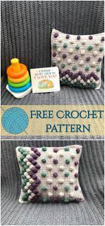 Bobble bobble diy crochet pillow. 84 Easy Free Crochet Pillow Patterns Diy Crafts