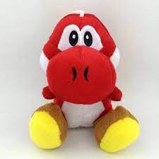Super Mario Bros Plush Anime 6 7 17cm Yoshi Character Red Doll Stuffed Animals Cute Soft Collection Toy Best Gift Animal Plush Toys Red Dolls Gifts For Kids