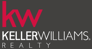 Back, 9014k, kw logo centered over black background. Keller Williams Realty Logos