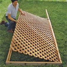 There's no end of ways to build a trellis. How To Build A Trellis Building A Trellis Lattice Fence Panels Backyard Privacy