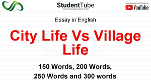 City Life Vs Village Life Village Life City Life Life