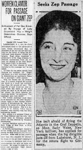 Sady and the Graf Zeppelin