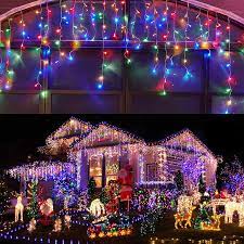 Outdoor Christmas Display Lights Buy Kiflytooin Led Christmas Lights Outdoor Christmas Decorations Hanging Lights 400led 8 Modes 75 Drops Outdoor Indoor Fairy String Lights For Party Holiday Wedding Decorations Multicolor Online In India B08f34vtn9