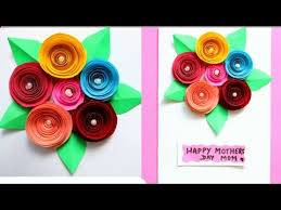 You'll be using these materials to make diy paper flowers like roses, peonies, dahlias, anemones, cherry blossoms, and other pretty flowers that you'll love creating. Diy Bouquet Card Making Mothers Day Greeting Card With Paper Flowers Paper Rose Making Paper Rose Youtube