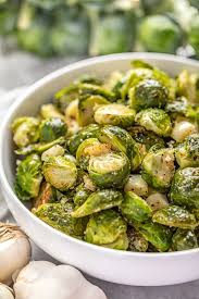 Roasting brings out the best in brussels sprouts: Garlic Butter Roasted Brussel Sprouts