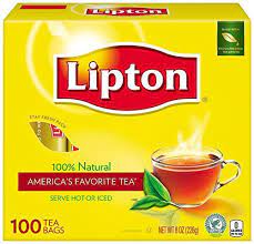 Lipton Tea Bags 100 Tea Bags Lipton Tea Bags Lipton Tea Natural Teas