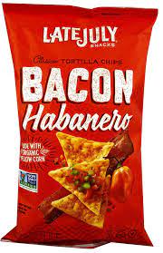 Late July Snacks Clasico Tortilla Chips Bacon Habanero 5 5 Oz Packaging Snack Chip Packaging Snacks