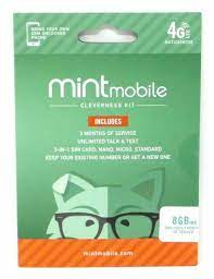 Mobile virtual network operators (mvnos) are companies like us mobile, rok mobile, and mint sim. Mint Mobile Prepaid Sim Card With Unlimited Talk And Text 8gb Month Lte For 3 Months For Sale Online Ebay