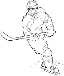 Free, printable coloring pages for adults that are not only fun but extremely relaxing. Amazing Hockey Player Coloring Page Netart
