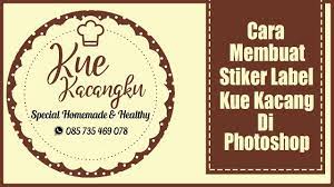 Lihat ide lainnya tentang stiker, desain stiker, stiker estetika. Cara Membuat Stiker Label Cake Cookies Di Photoshop Youtube