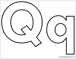 Click the letter q coloring pages to view printable version or color it online (compatible with ipad and android tablets). Letters Q Image 1 Coloring Pages Alphabet Coloring Pages Free Printable Coloring Pages Online