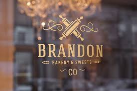 Download Bakery Logos And Badges In Logo Templates On Yellow Images Creative Store PSD Mockup Templates