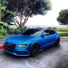 Satin Matte Blue Audi R7 Audi Cars Audi Dream Cars