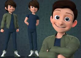 Free game characters 3d models are ready for lowpoly, rigged, animated, 3d printable, vr, ar or game. Royalty Free 3d Model Cartoon Teenage Boy Rigged For Download As Max Fbx And Obj On Turbosquid 3d Models For Games Archi In 2021 Boy Models Teenage Boys Teenager