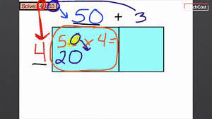 To use the distributive property of multiplication. 2 Digit By 1 Digit Multiplication Area Model Youtube
