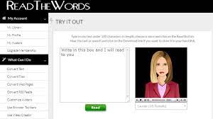 Wav, mp3, ogg, wma, aiff, alaw, ulaw, vox, mp4. Listen To Documents And Web Pages Being Read Aloud