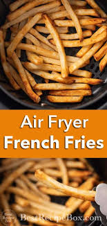 How To Air Fry Frozen French Fries Frozen French Fries Recipes Air Fryer French Fries