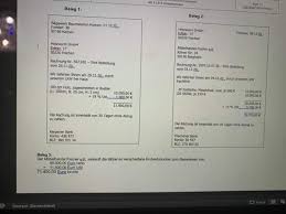 Hallo an alle, ich sitz seit über 2 stunden an einer rechnungwesenprüfung und bin am. Ist Das Eine Ausgangsrechnung Oder Eingangsrechnung Computer Schule Rechnungswesen