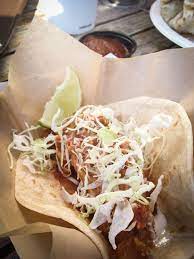 I consider fish tacos a full meal, especially with the black bean salsa. The Best Fast Food Baja Style Fish Tacos Hither And Thither Fish Tacos Best Fast Food Food