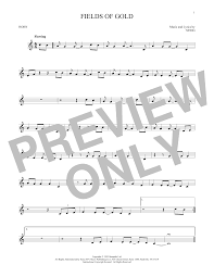 When we walked in fields of gold. Fields Of Gold Other Sheet Music By Sting Other