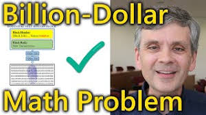 But if i want to cash out, i might have a problem — because apparently it's not so. The Unsolved Math Problem Which Could Be Worth A Billion Dollars Youtube