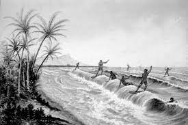 The exact origins of surfing are not certain, but it was first observed by europeans on a ship in tahiti back in 1767. History Of Surfing And First Adult Surf Camp Wavehouse