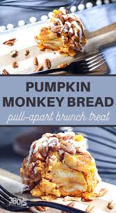 Biscuit dough coated in a cinnamon spiced mixture then baked and topped with a thick pumpkin caramel sauce. Pumpkin Pie Monkey Bread Recipe 3 Boys And A Dog