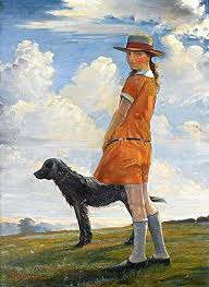 Post In Gash Walter Bonner Su I Am A Child Canine Art Impressionist Artists Animal Art