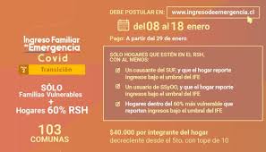 A diferencia del año pasado, en el 2021 este pago no se realizará de manera automática, pues los interesados en este subsidio deberán postular. This Friday The Payment Of The Ife And Covid Bonus Begins Check If You Are A Beneficiary En24 World