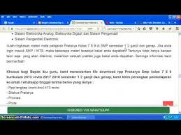 Rpp prakarya kelas 8 semester 1 kurikulum 2013 revisi 2017. Rpp Prakarya Smp Kelas 7 8 9 Kurikulum 2013 Revisi 2017 2018 Youtube